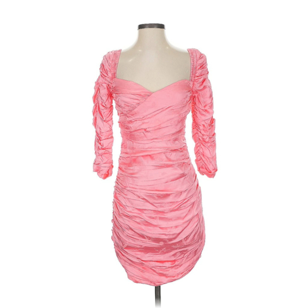 ATOIR Tired of Love Gathered Mini Dress in Pink Blossom‎ Size 4